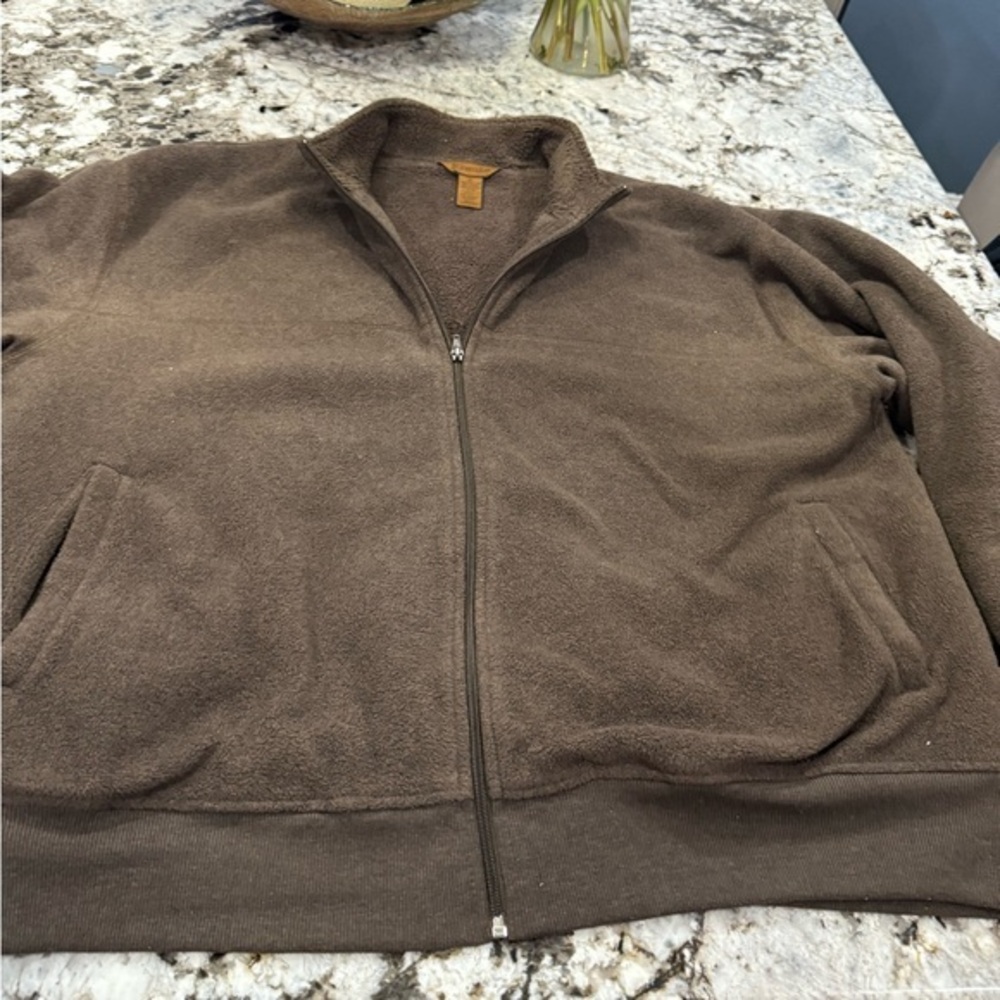 St Johns Bay Fleeced Jacket men’s size XL